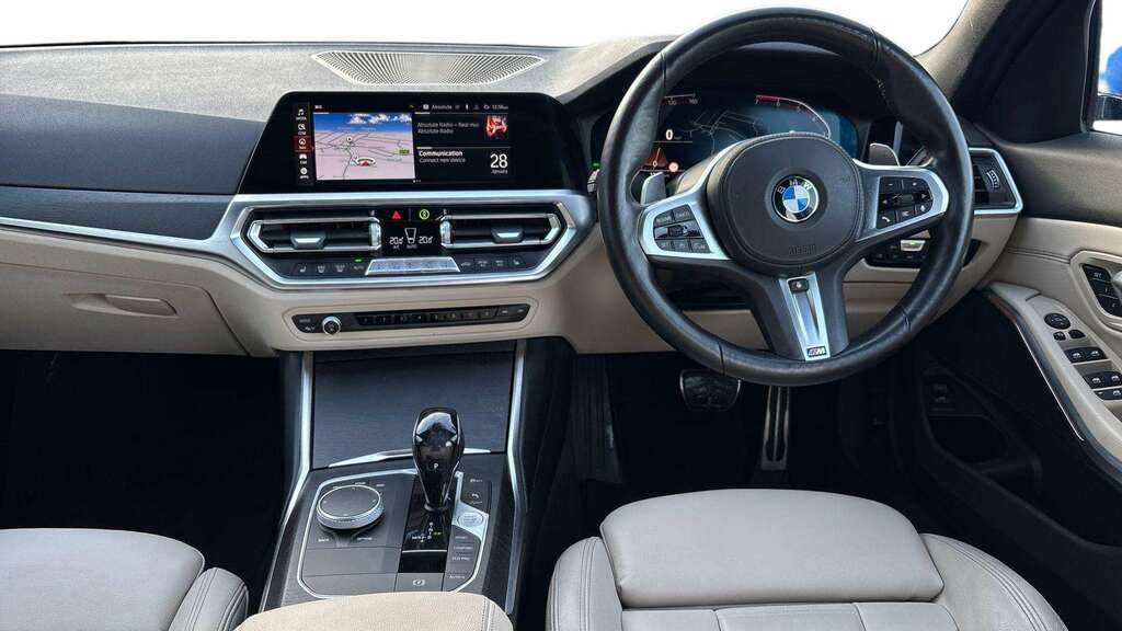 BMW 3 Series 320I Xdrive M Sport Step 2021 AX21HNU Blue #5