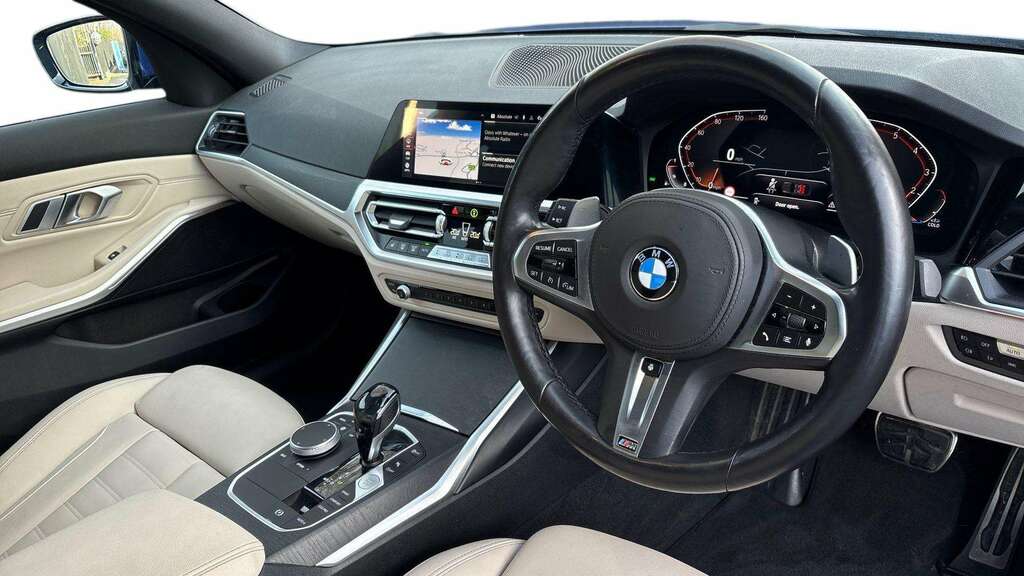 BMW 3 Series 320I Xdrive M Sport Step 2021 AX21HNU Blue #6