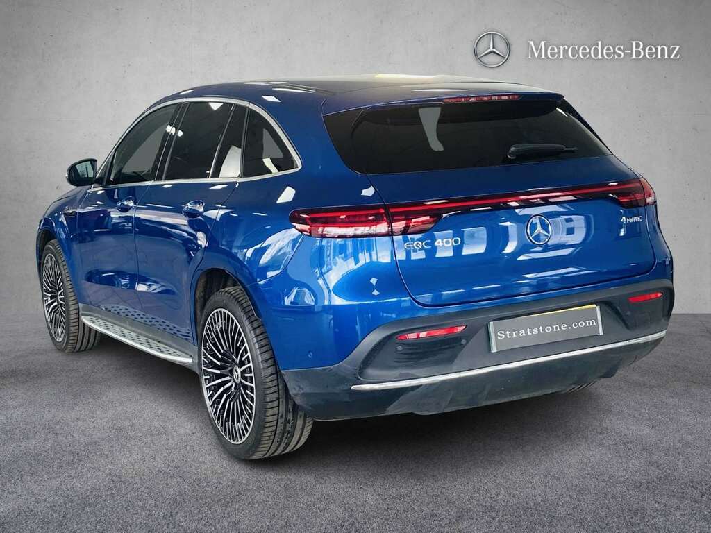 Mercedes-Benz EQC 400 300Kw Amg Line Premium 80Kwh 2023 KM73PEO Blue #4