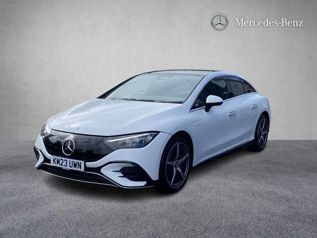 Mercedes-Benz EQE 300 180Kw Amg Line Premium 89Kwh 2023 KM23UWN White #3