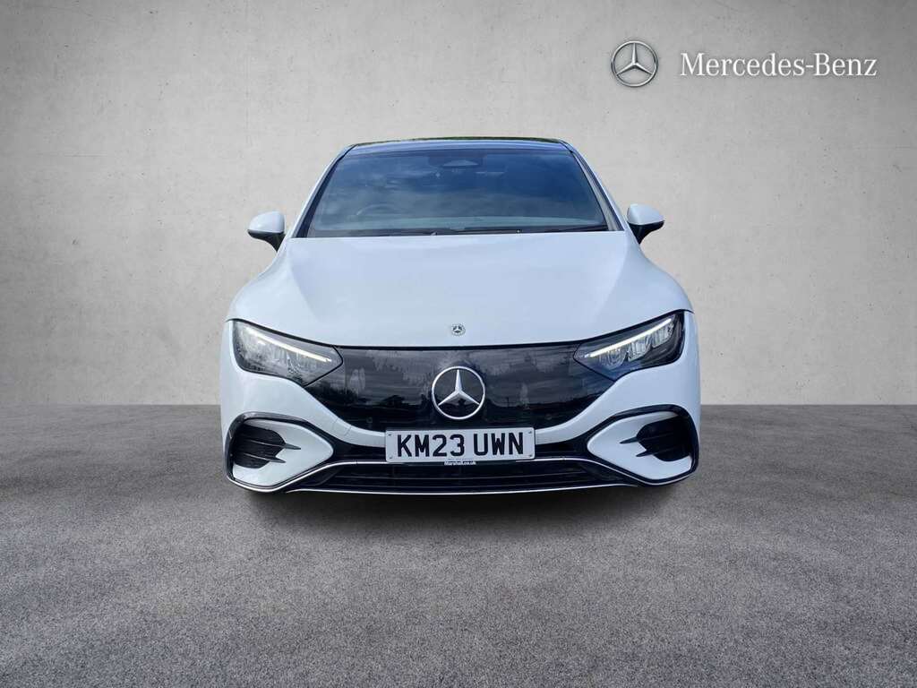 Mercedes-Benz EQE 300 180Kw Amg Line Premium 89Kwh 2023 KM23UWN White #2