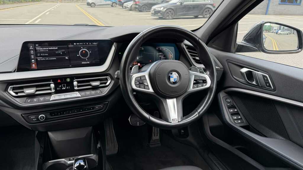 BMW 1 Series 118D M Sport Step Live Cockpit Pro 2023 LJ23UOO Black #4