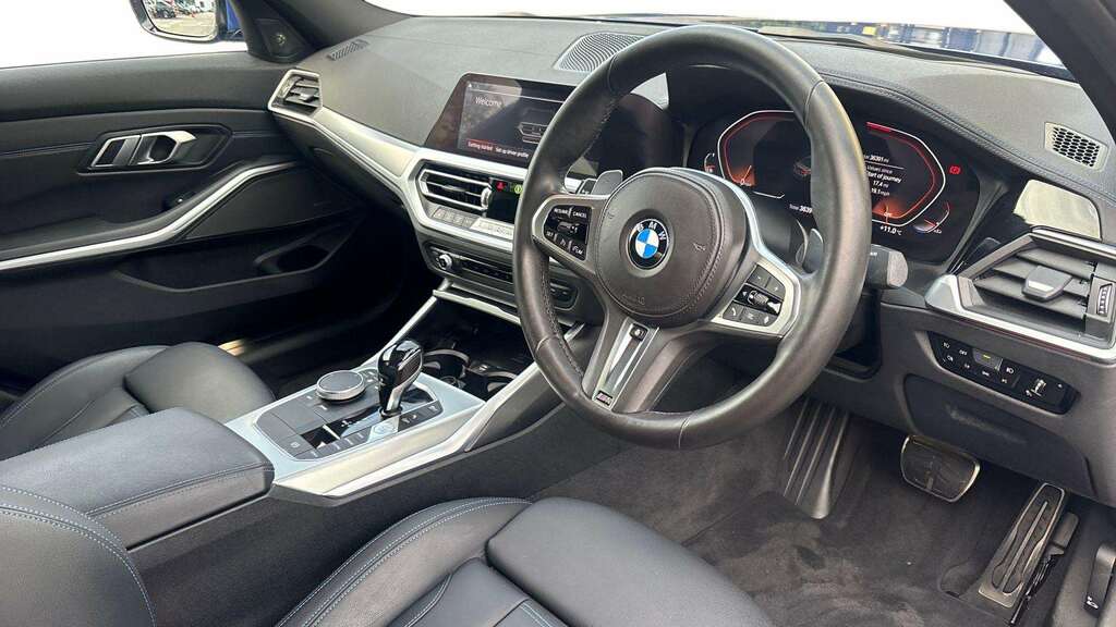 BMW 3 Series 330I M Sport Step 2019 GU19NFA Blue #6
