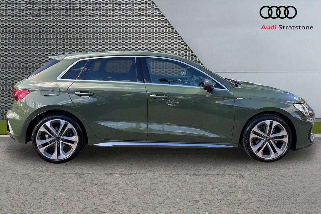 Audi A3 1.5 Tfsi 150 S Line S Tronic 2025 LS75FNN Green #4