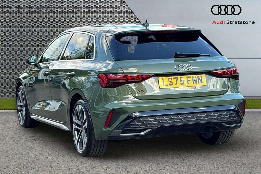 Audi A3 1.5 Tfsi 150 S Line S Tronic 2025 LS75FNN Green #3