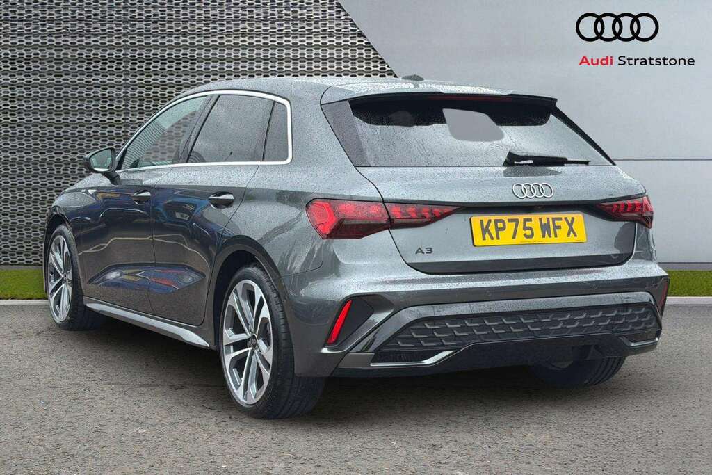 Audi A3 1.5 Tfsi 150 S Line S Tronic 2025 KP75WFX Grey #3