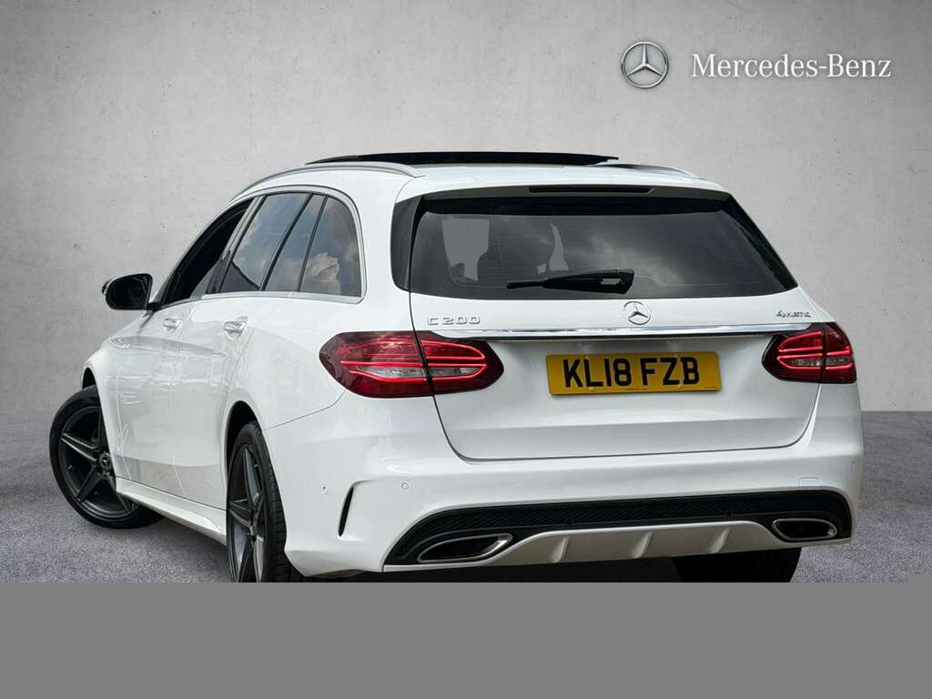 Mercedes-Benz C Class C200 4Matic Amg Line Premium 2018 White