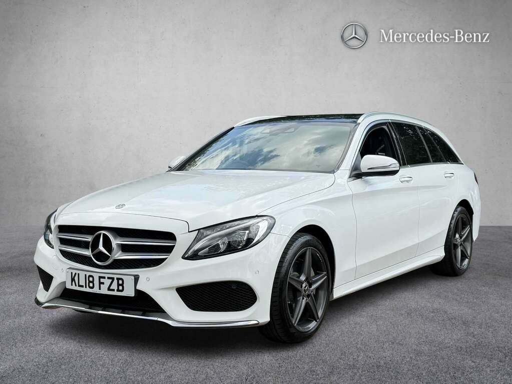 Mercedes-Benz C Class C200 4Matic Amg Line Premium 2018 KL18FZB White #6