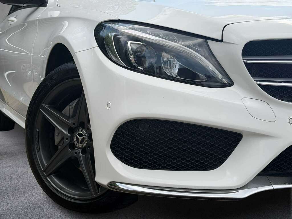 Mercedes-Benz C Class C200 4Matic Amg Line Premium 2018 KL18FZB White #2