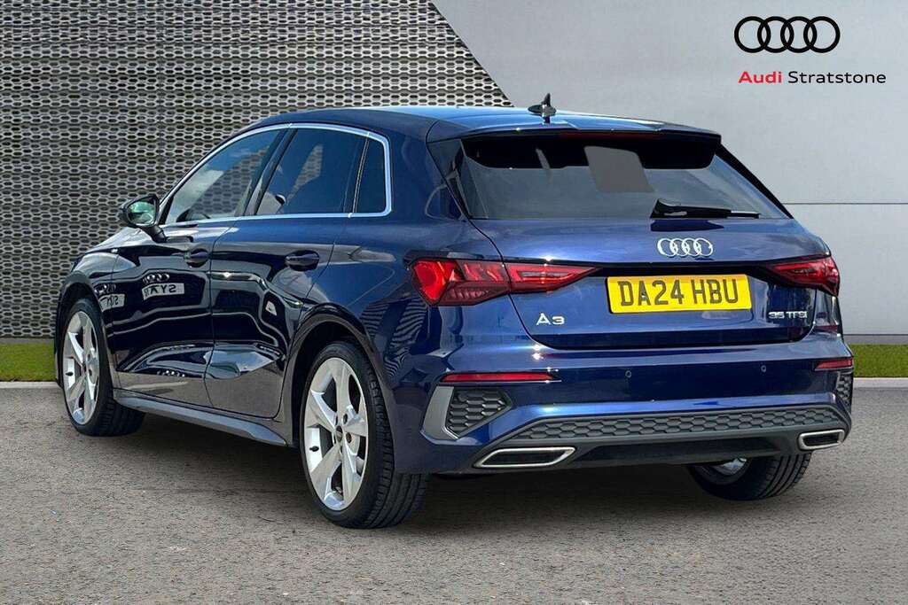 Audi A3 35 Tfsi S Line 2024 DA24HBU Blue #2