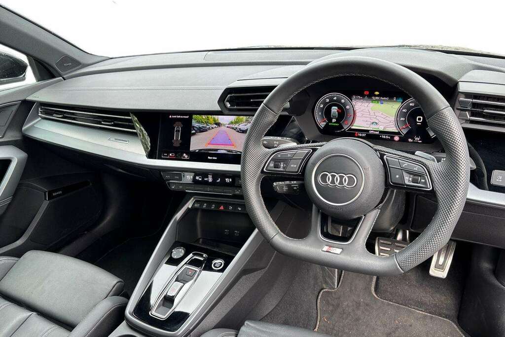 Audi A3 1.5 Tfsi 150 S Line S Tronic 2025 VK75KAU Black #5