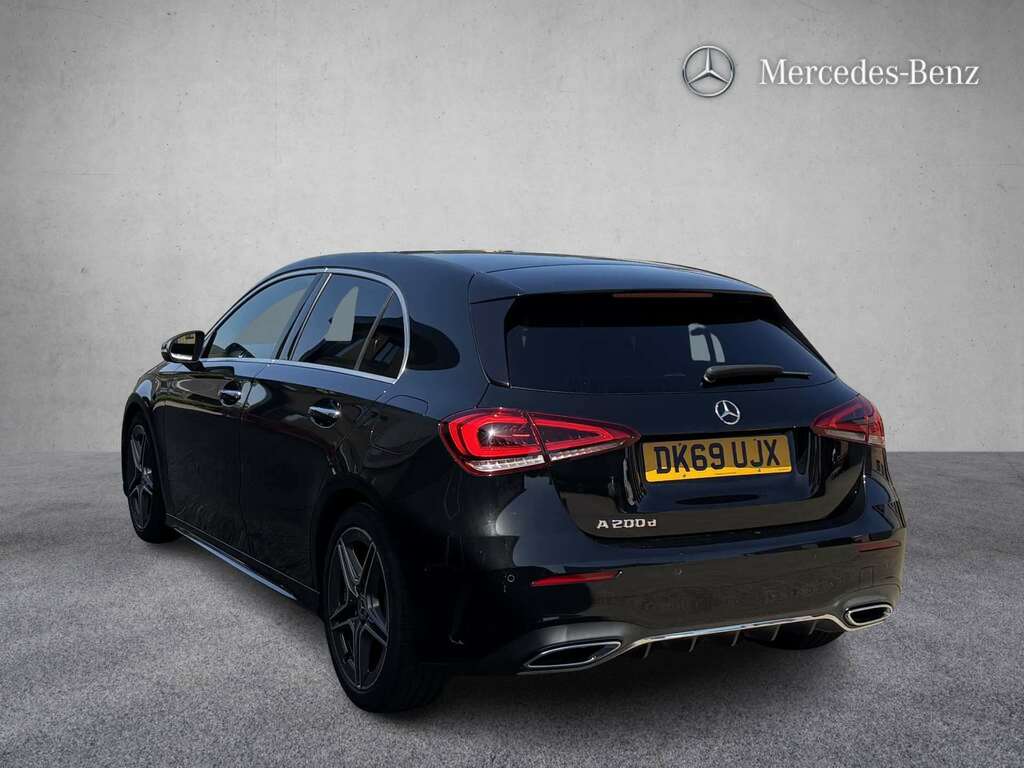 Mercedes-Benz A Class A200d Amg Line Premium Plus 2019 DK69UJX Black #2