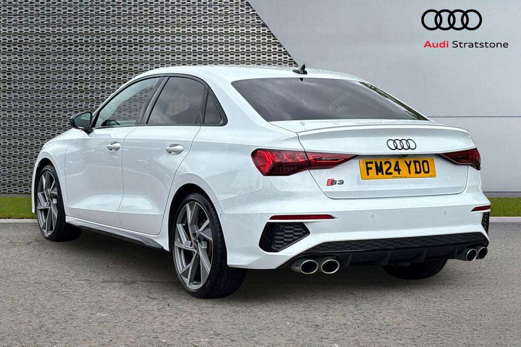 Audi A3 S3 Tfsi Black Edition Quattro S Tronic 2024 FM24YDO White #3