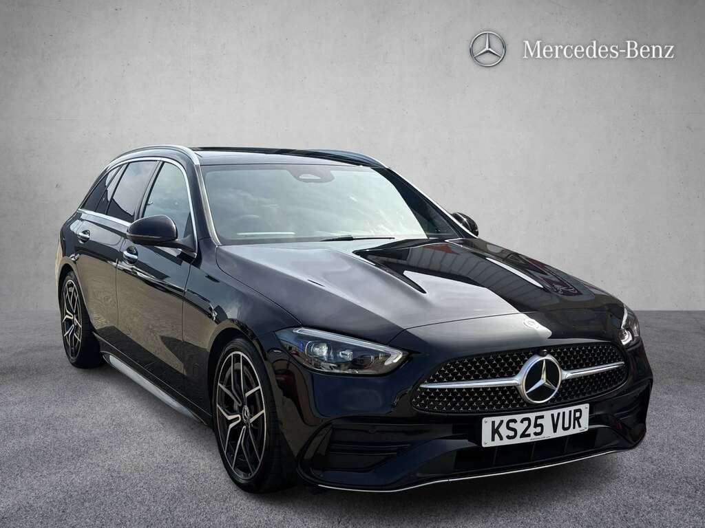Mercedes-Benz C Class C300d Amg Line Premium 9G-tronic 2025 KS25VUR Black #2