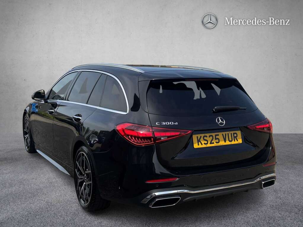 Mercedes-Benz C Class C300d Amg Line Premium 9G-tronic 2025 KS25VUR Black #3