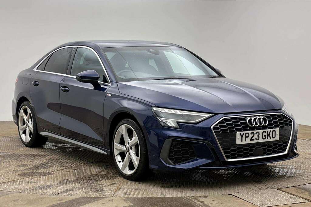Audi A3 30 Tfsi S Line 2023 YP23GKO Blue