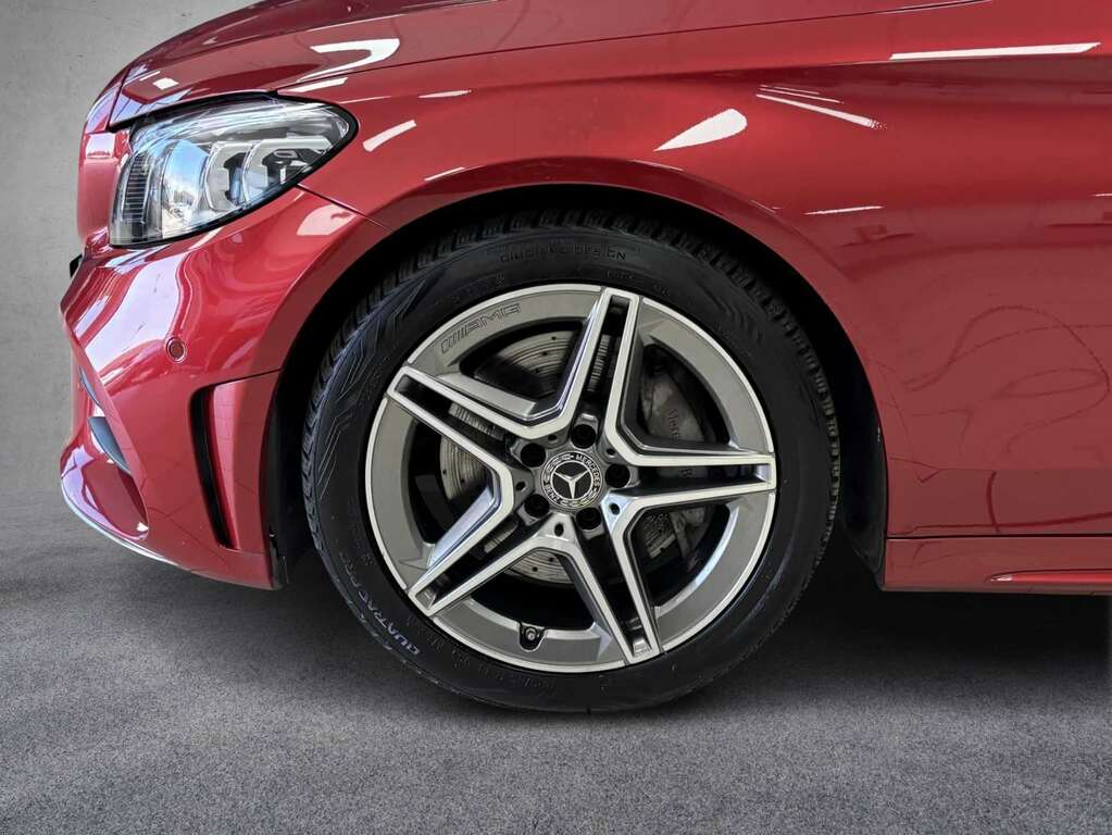Mercedes-Benz C Class C300d Amg Line Edition Premium 9G-tronic 2019 KW69CFU Red #4