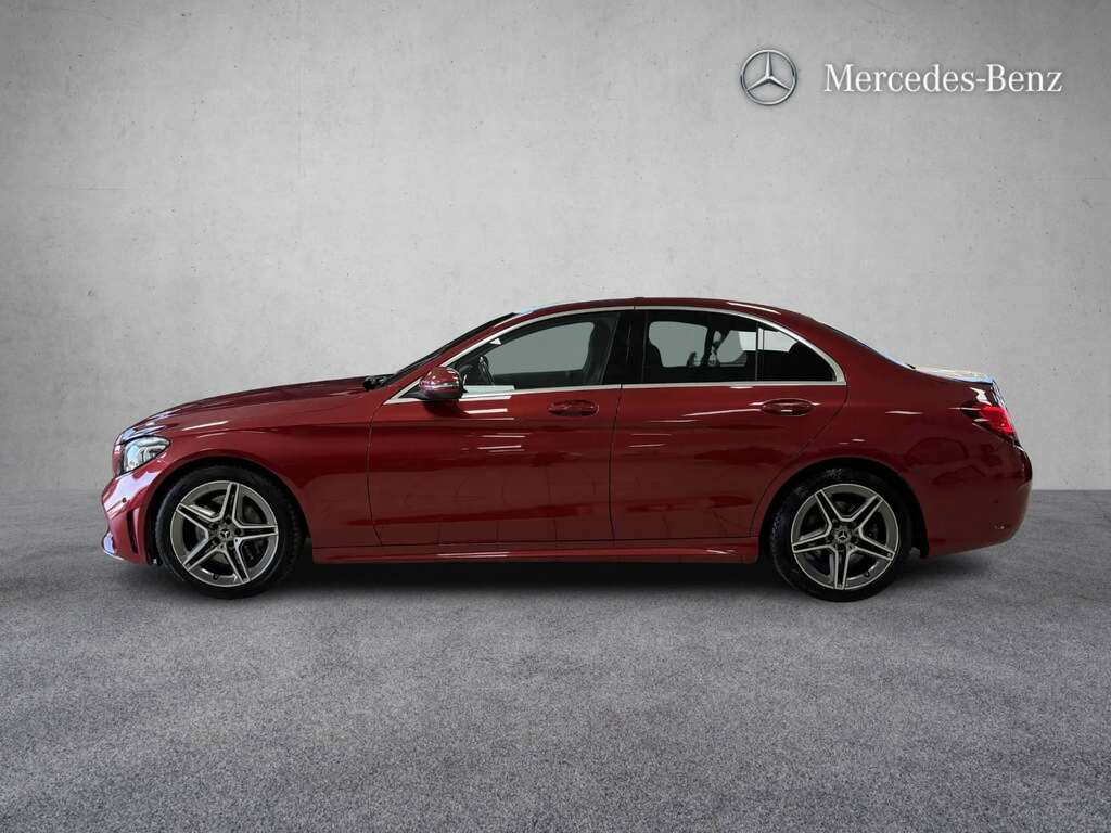 Mercedes-Benz C Class C300d Amg Line Edition Premium 9G-tronic 2019 KW69CFU Red #2