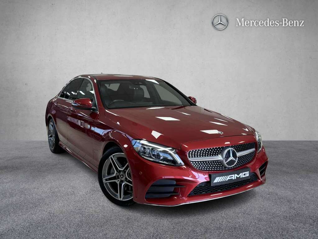 Mercedes-Benz C Class C300d Amg Line Edition Premium 9G-tronic 2019 Red