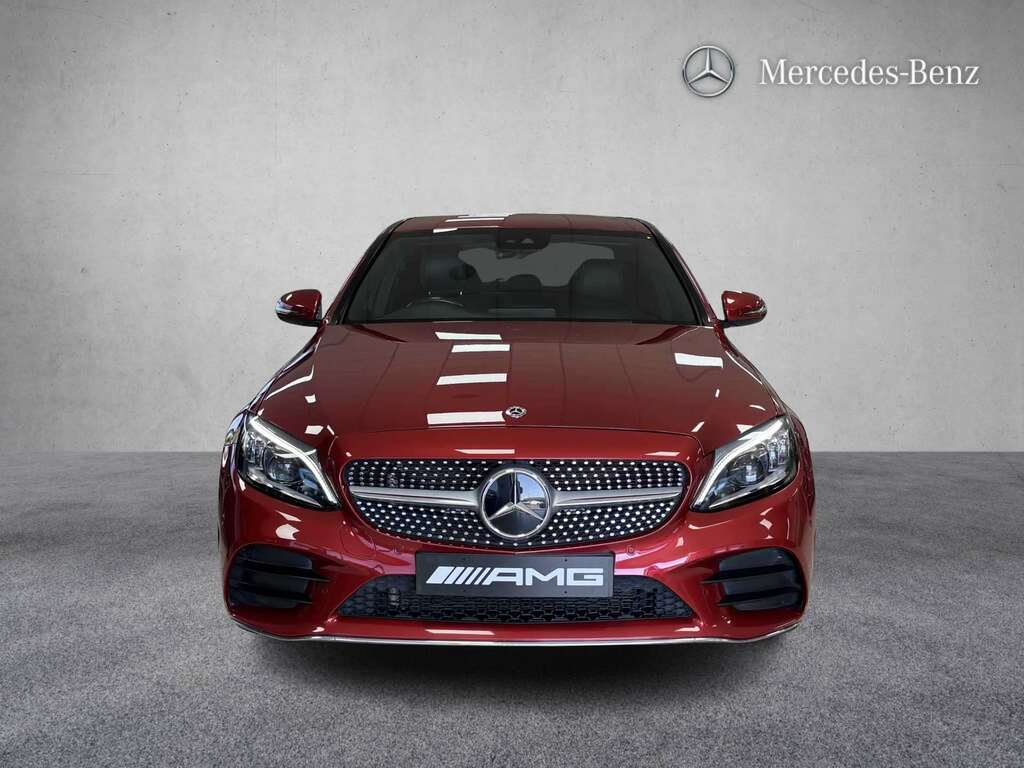 Mercedes-Benz C Class C300d Amg Line Edition Premium 9G-tronic 2019 KW69CFU Red #3