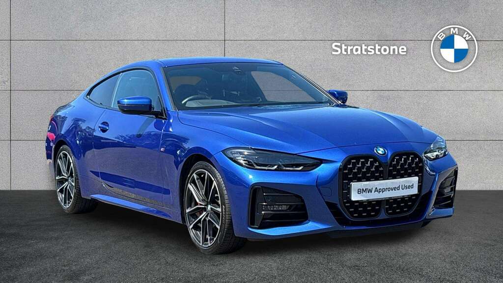BMW 4 Series 420D Xdrive Mht M Sport Step 2021 Blue