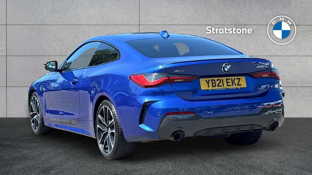 BMW 4 Series 420D Xdrive Mht M Sport Step 2021 YB21EKZ Blue #2