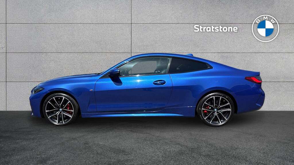 BMW 4 Series 420D Xdrive Mht M Sport Step 2021 YB21EKZ Blue #4