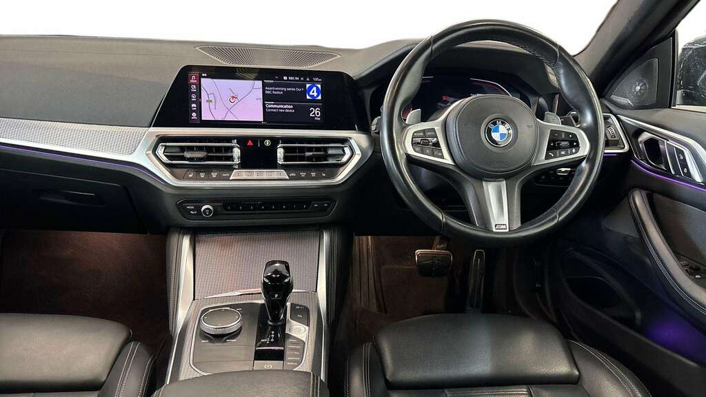 BMW 4 Series 420D Mht M Sport Step 2022 NG22JYA Black #6