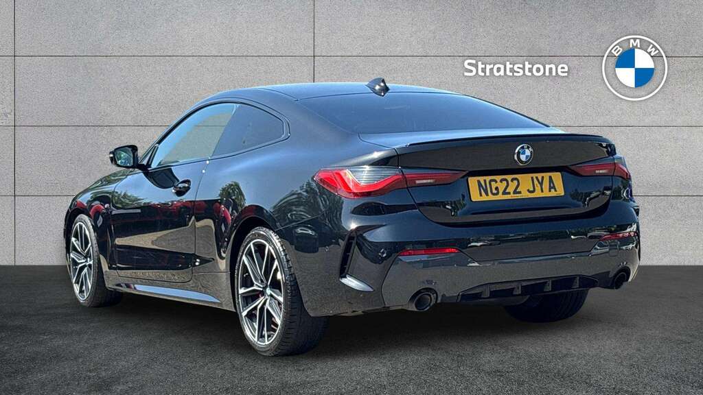 BMW 4 Series 420D Mht M Sport Step 2022 NG22JYA Black #2