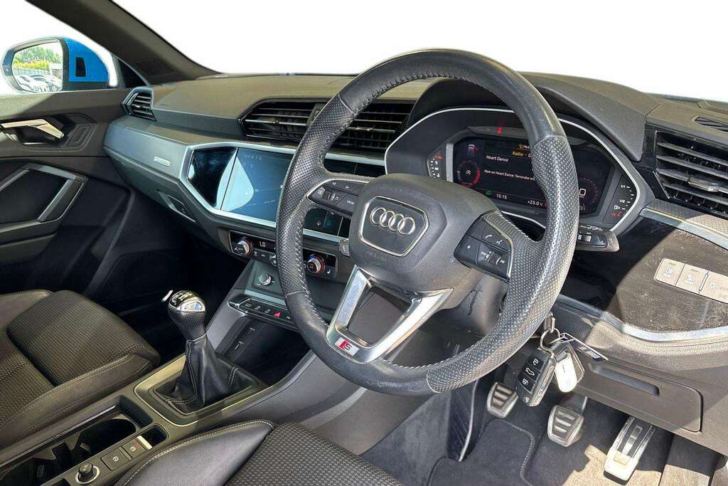 Audi Q3 35 Tfsi S Line 2019 DH19HHW Blue #6