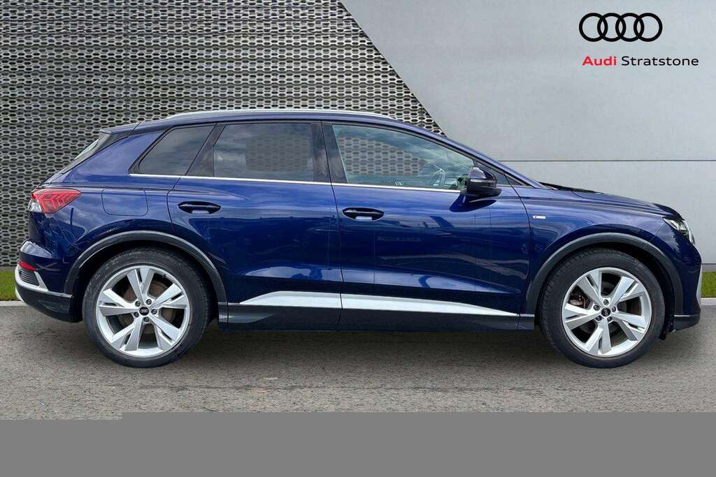 Audi Q4 E Tron 125Kw 35 55Kwh S Line 2023 LO72BZT Blue #4