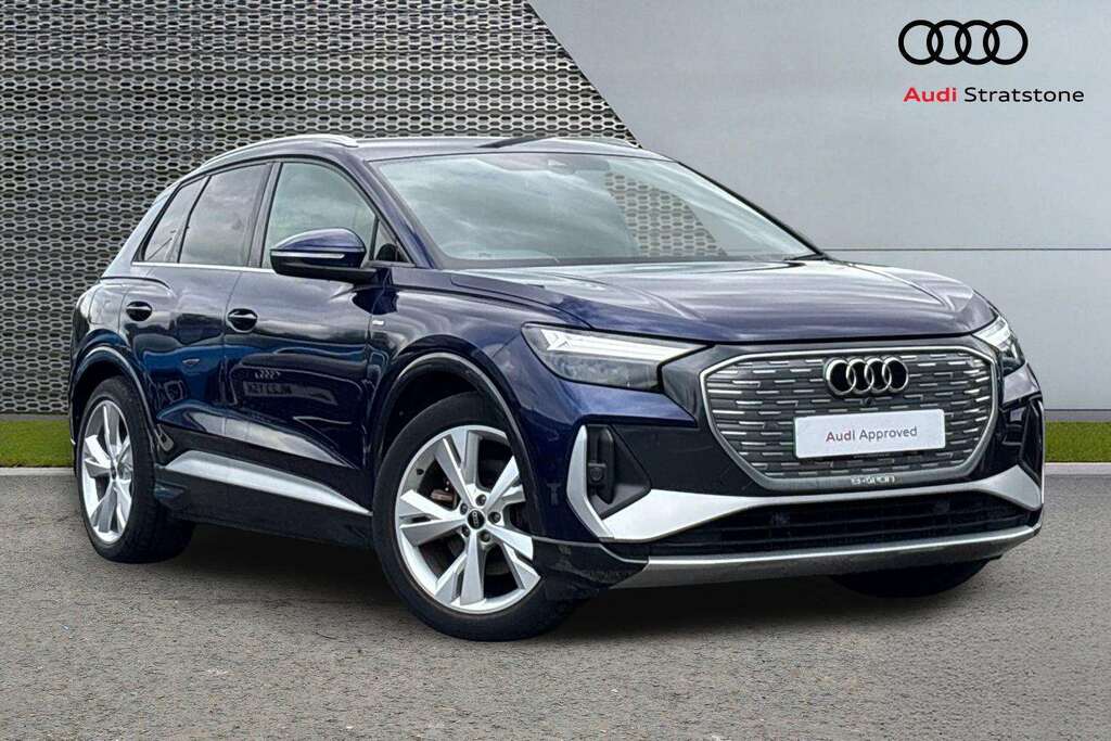 Audi Q4 E Tron 125Kw 35 55Kwh S Line 2023 Blue