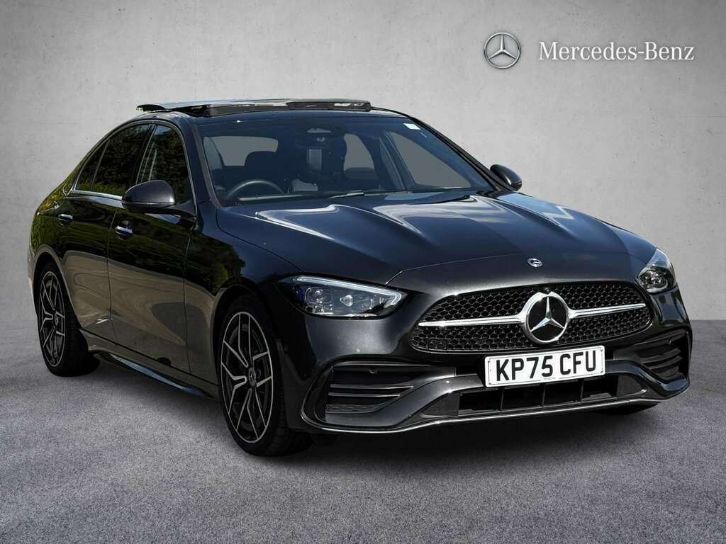 Mercedes-Benz C Class C220d Amg Line Premium Pan Roof 9G-tronic 20 Grey