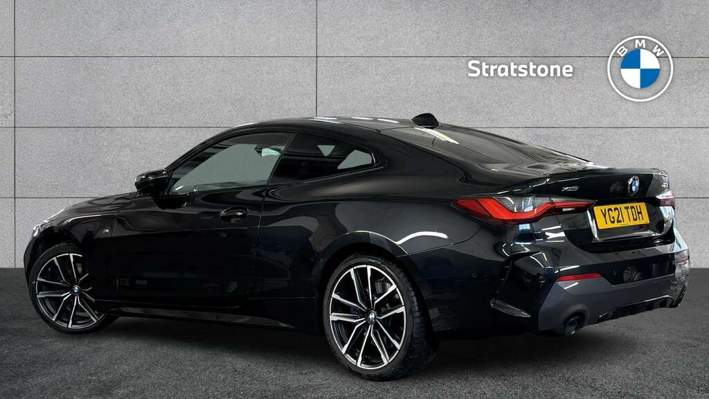 BMW 4 Series 420D Xdrive Mht M Sport Step 2021 YG21TDH Black #2