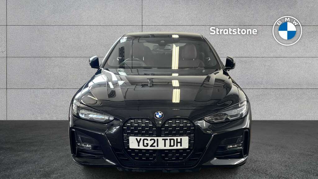 BMW 4 Series 420D Xdrive Mht M Sport Step 2021 YG21TDH Black #3