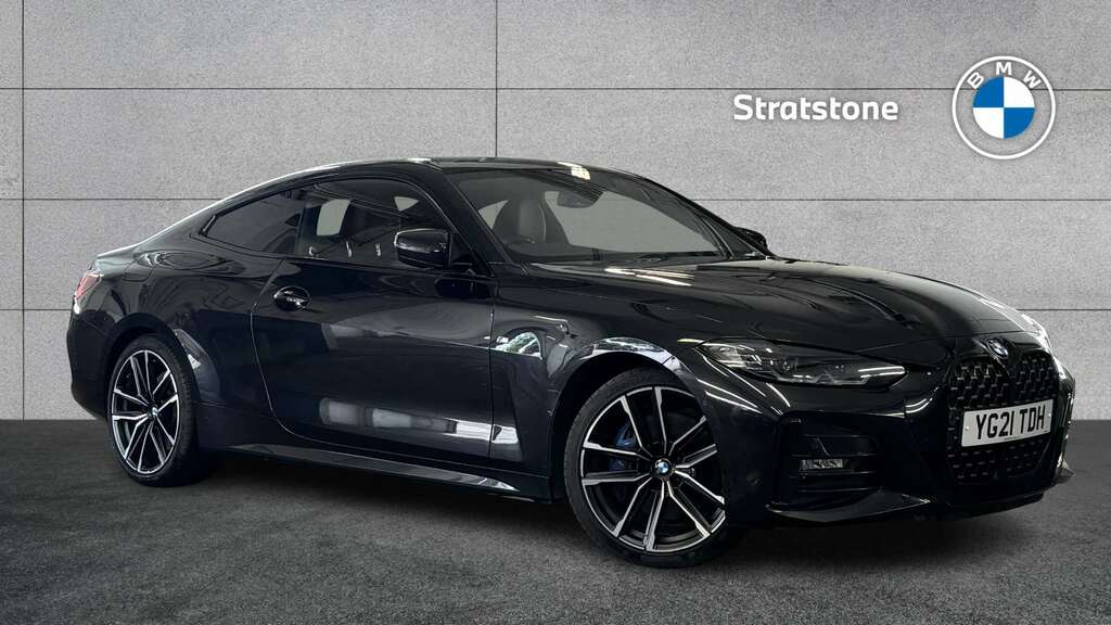 BMW 4 Series 420D Xdrive Mht M Sport Step 2021 YG21TDH Black