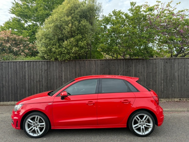 Audi A1 Sportback Tfsi S Line FT13CWW Red #4