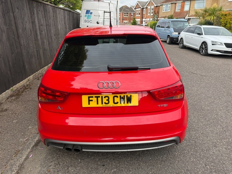 Audi A1 Sportback Tfsi S Line FT13CWW Red #6