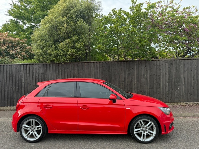 Audi A1 Sportback Tfsi S Line FT13CWW Red #2