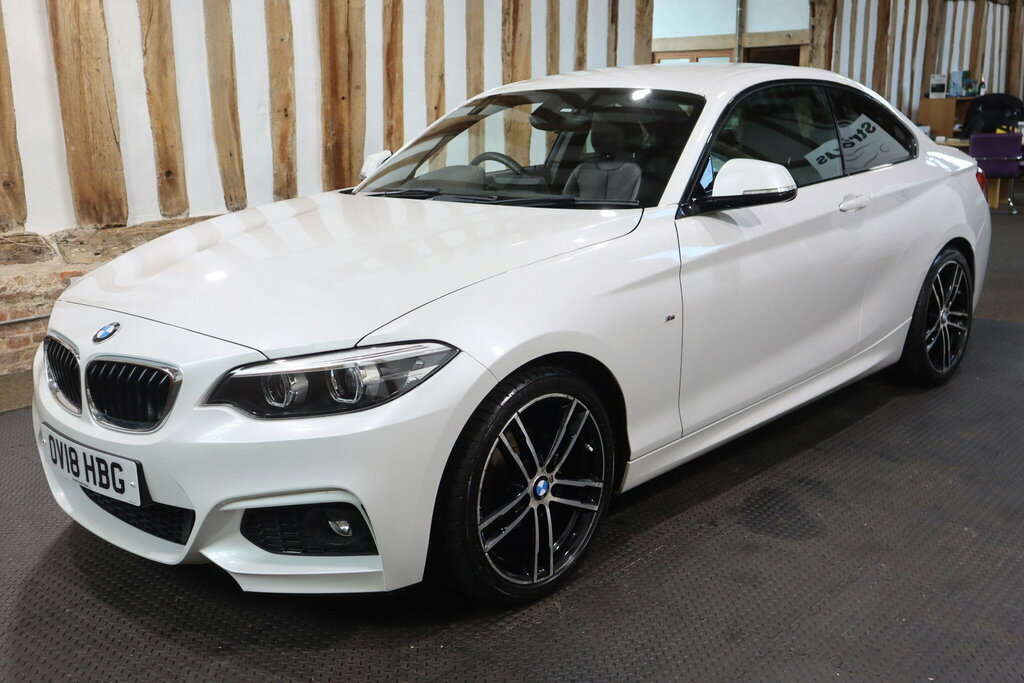 BMW 2 Series 2.0 218D M Sport Euro 6 S S OV18HBG White #3
