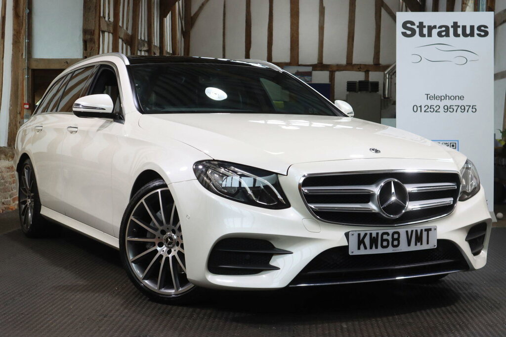Mercedes-Benz E Class 2.0 E220d Amg Line Premium G-tronic Euro 6 S S White