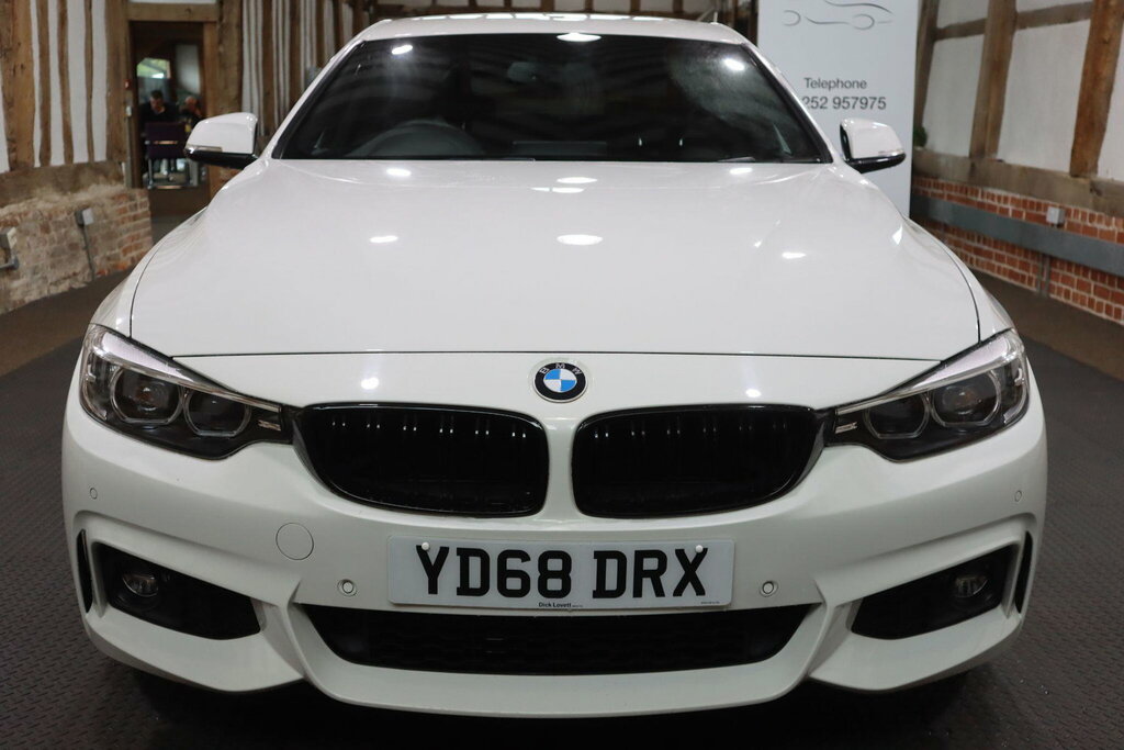 BMW 4 Series Gran Coupe 2.0 420D M Sport Euro 6 S S White #2