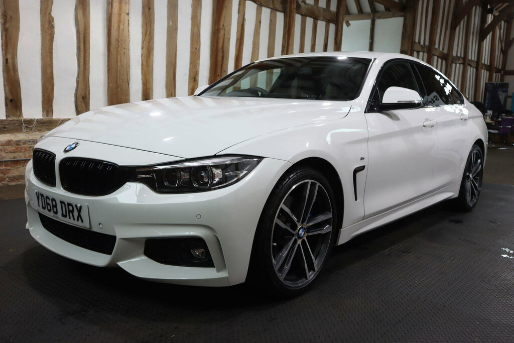 BMW 4 Series Gran Coupe 2.0 420D M Sport Euro 6 S S White #3