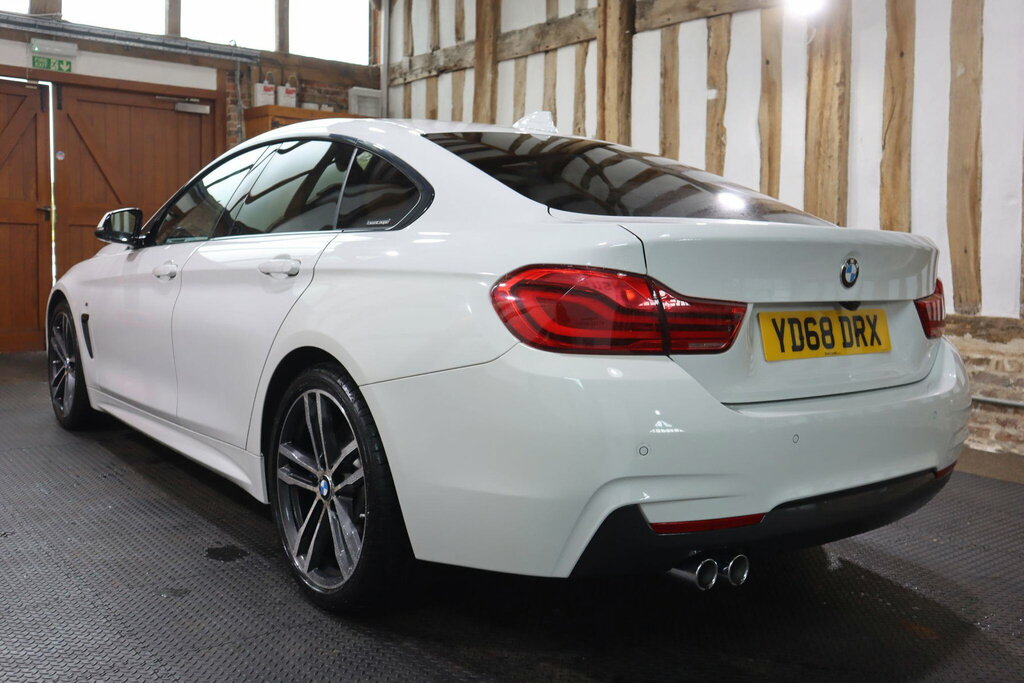 BMW 4 Series Gran Coupe 2.0 420D M Sport Euro 6 S S White #4