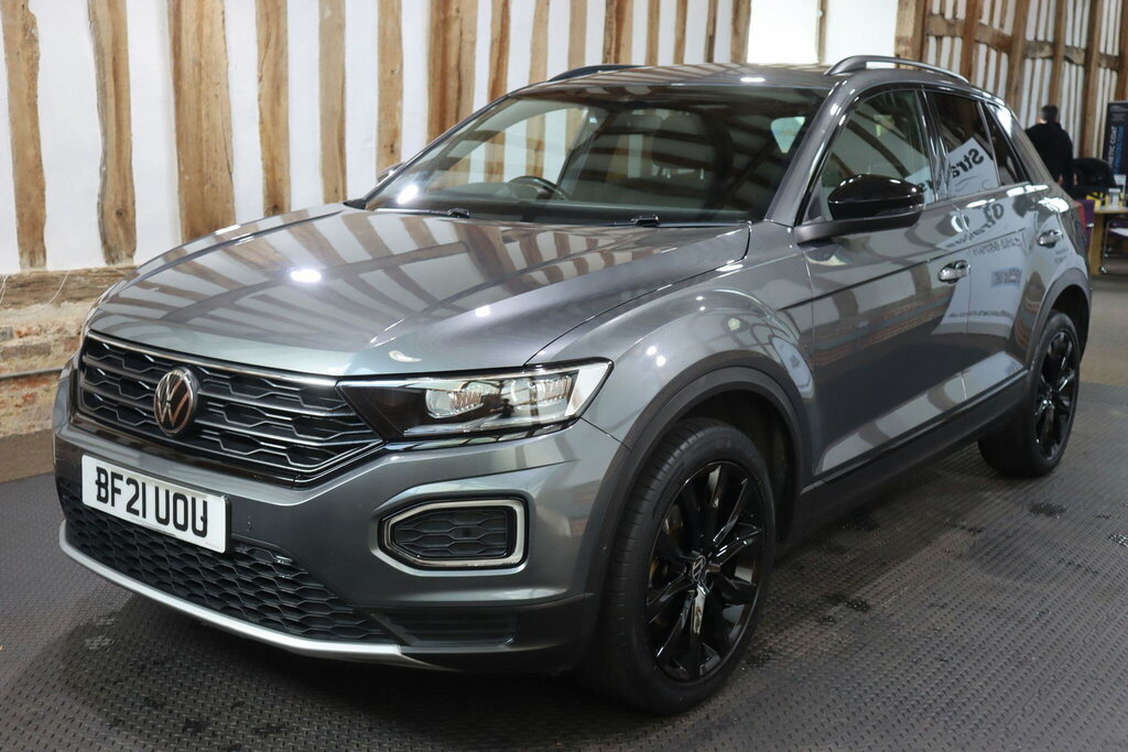 Volkswagen T-Roc 1.0 Tsi Black Edition Euro 6 S S BF21UOU Grey #3