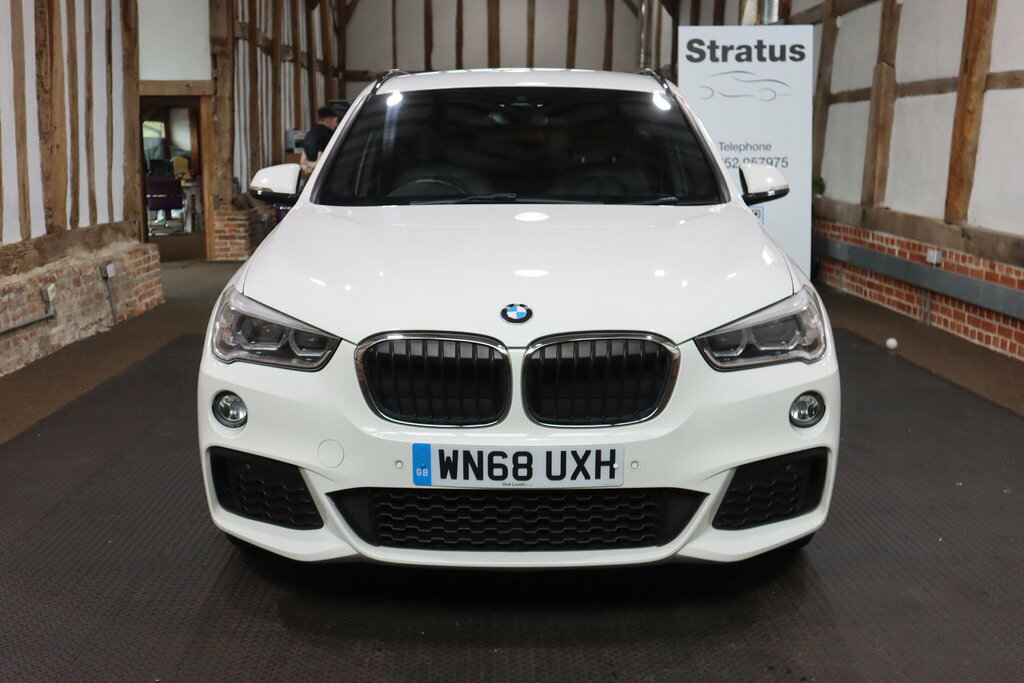 BMW X1 2.0 18D M Sport Sdrive Euro 6 S S WN68UXH White #2