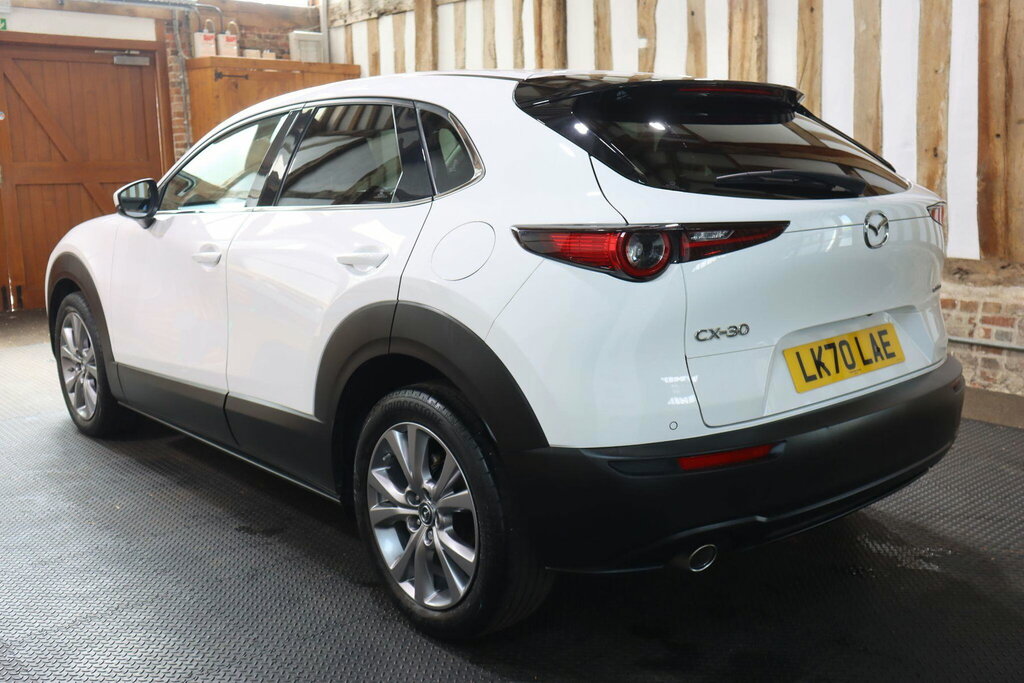 Mazda CX-30 2.0 Skyactiv-g Mhev Sport Lux Euro 6 S S White #4