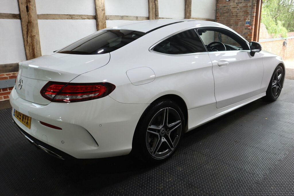 Mercedes-Benz C Class 2.0 C300 Amg Line Premium G-tronic Euro 6 S S White #6