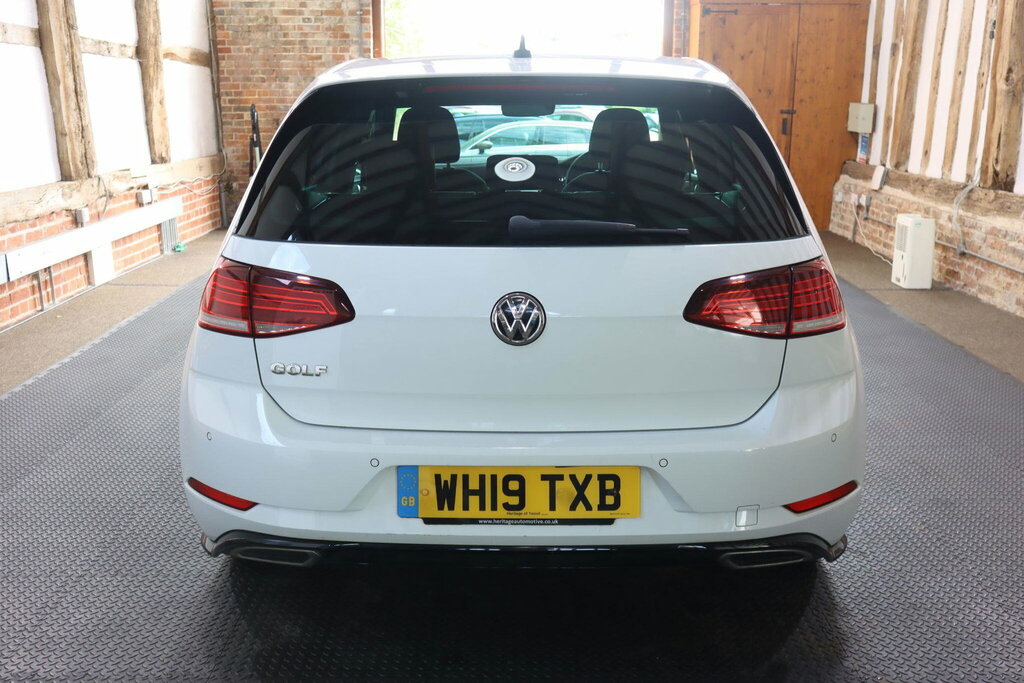 Volkswagen Golf 1.5 Tsi Evo R-line Euro 6 S S WH19TXB White #5
