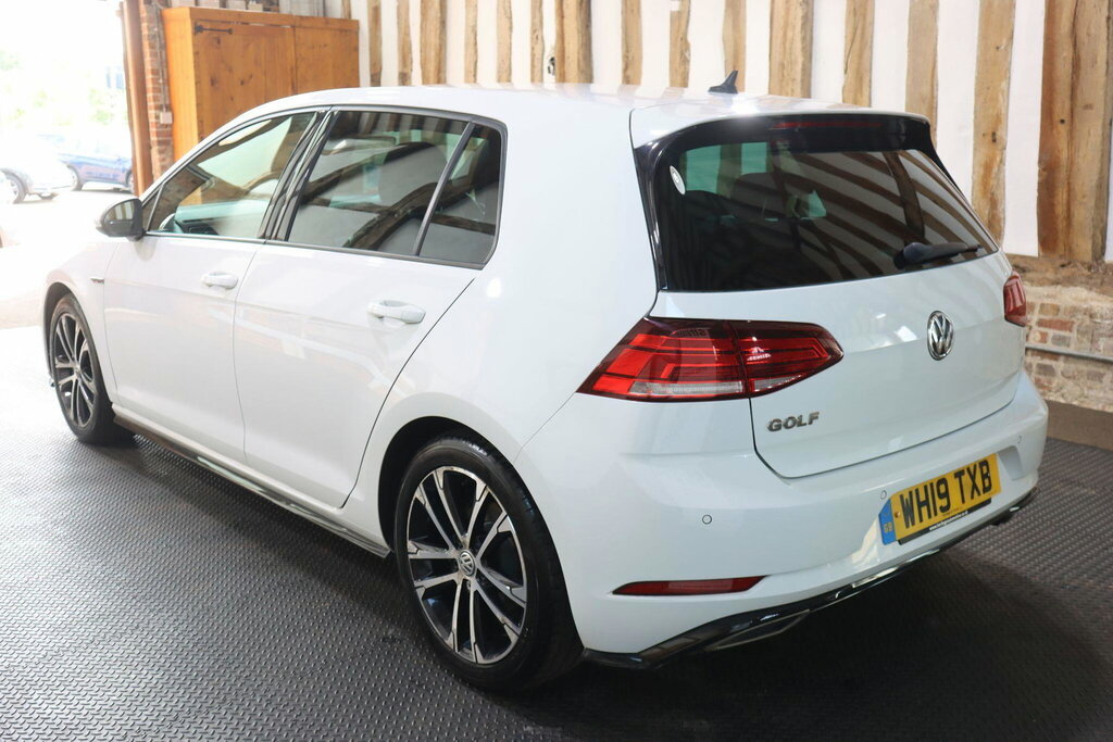 Volkswagen Golf 1.5 Tsi Evo R-line Euro 6 S S WH19TXB White #4
